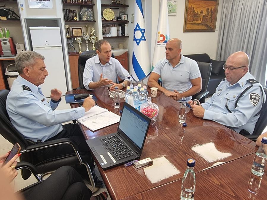 ناتان بوزانا بزيارة عمل لمدينة عكا